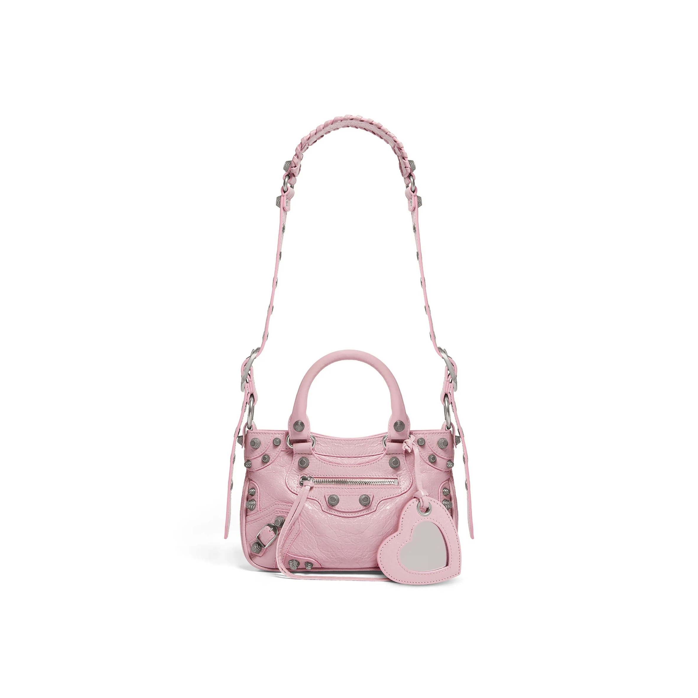 BALENCIAGA NEO CAGOLE SHOULDER BAG IN LIGHT PINK 7515231VG9Y6904 (29.2*23.8*5cm)
